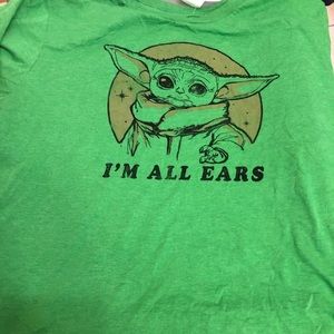 STAR WARS "I'm All Ears" COLLECTABLE "BABY YODA" T-shirt.